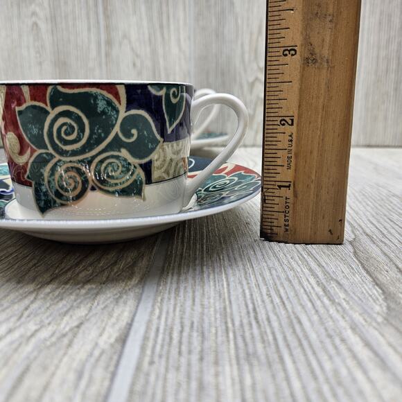 Set Of‎ 5 Christopher Stuart Optima HK201 Pasha’s Palace Cups & Saucers - Picture 4 of 5